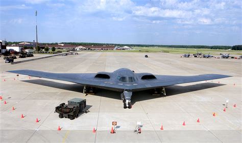 B2 Bomber Sits on Flightline at Langley AFB...used to sit and watch the ...