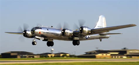 B-29 Superfortress ‘Doc’ during her first post-restoration flight on ...