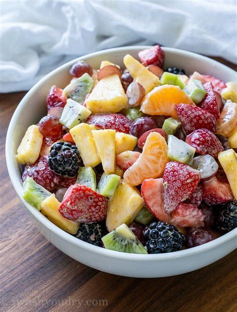 Fruit Salad Yogurt Dressing Recipe - Tere Fruit