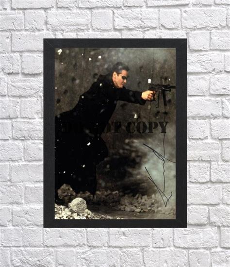 Keanu Reeves The Matrix Autographed Signed Photo Poster 1 mo1168 A4 8 ...