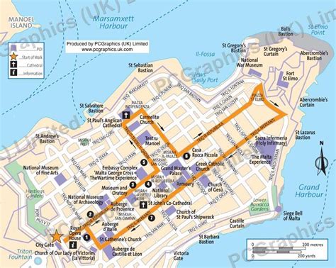 Malta Attractions Map | FREE PDF Tourist City Tours Map Malta 2024