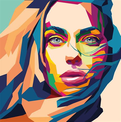 S L A V A on Behance | Pop art portraits, Portrait art, Pop art painting