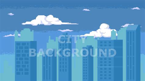 2D Pixel Art City Backgrounds Pack by Arludus