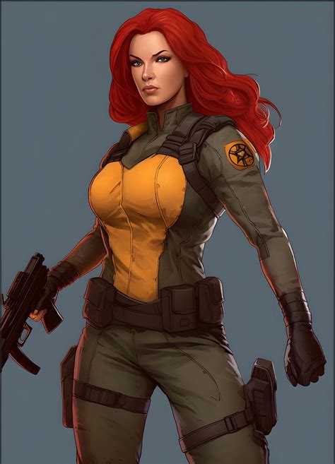 G.I. JOE: Scarlett by NostalgicSUPERFAN on DeviantArt