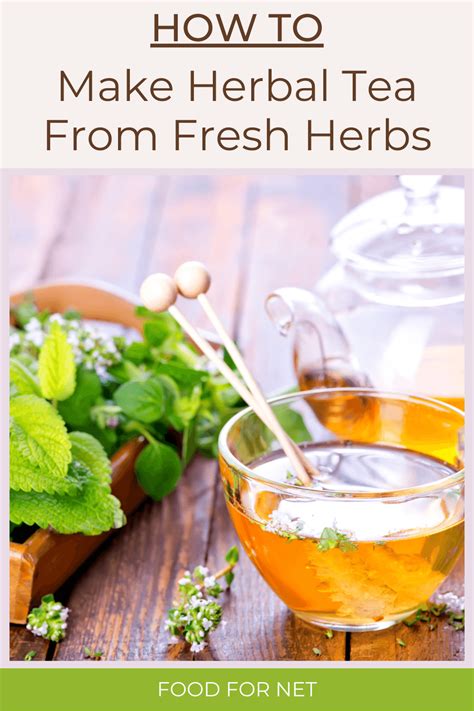 How To Make Herbal Tea From Fresh Herbs | Food For Net