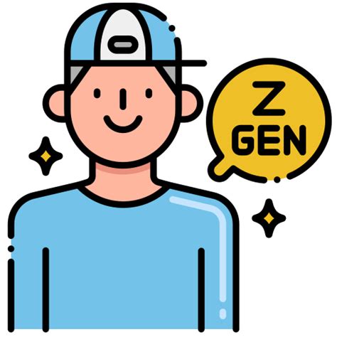 Generation z Flaticons Lineal Color icon