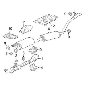 2015 Acura MDX OEM Exhaust Parts | Systems, Tips — CARiD.com