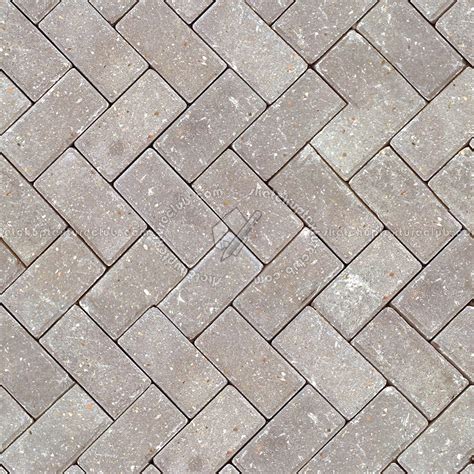 Stone paving outdoor herringbone texture seamless 06508