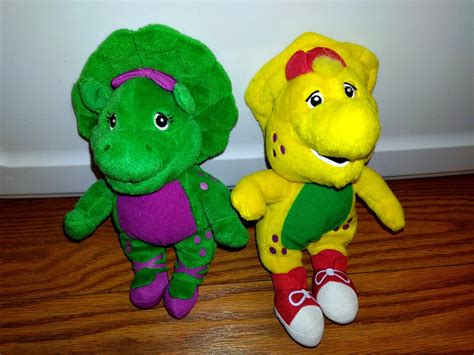 Barney - BJ & Baby Bop 8" Plush. | #4572143271