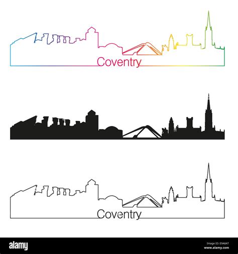 Coventry city skyline Cut Out Stock Images & Pictures - Alamy