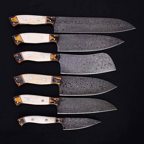 Professional Chef Knife // 6 Piece Set // 9196 - Black Forge Knives ...