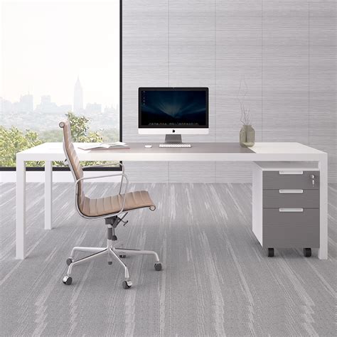 Modern Office Furniture Desk Executive Office Desk With Cabinet