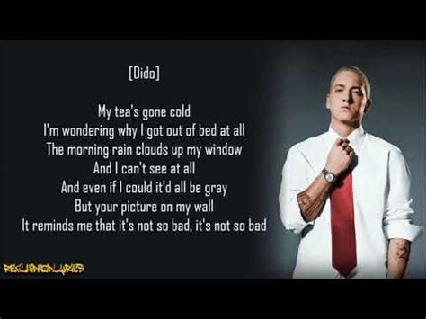 Eminem - Stan ft. Dido (Lyrics) - YouTube