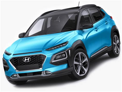 Hyundai Kona 2018 3D model | CGTrader