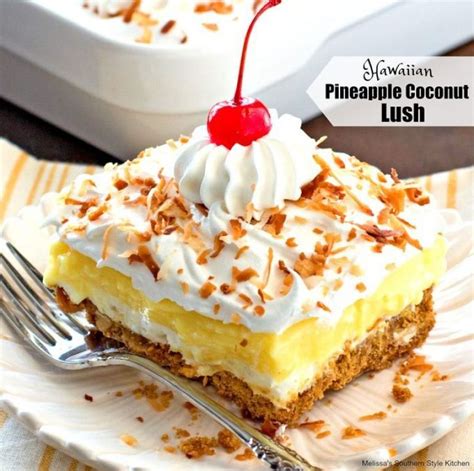 Hawaiian Pineapple Coconut Lush - melissassouthernstylekitchen.com ...