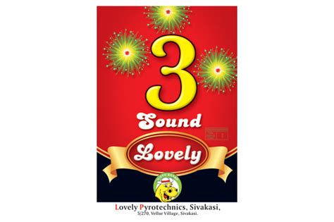 3 Sound Crackers – Lovely Pyrotechnics, Sivakasi