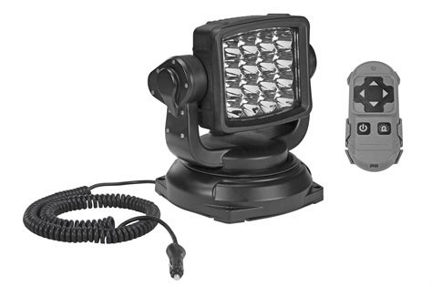 Larson Electronics - 48W LED Remote Control Spotlight - 24V DC - 4320 ...