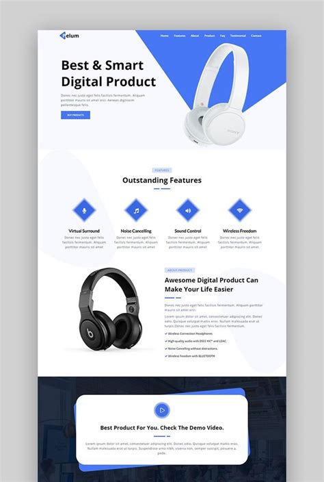 25 Best Product Landing Page Templates (Great 2021 Examples) in 2021 ...