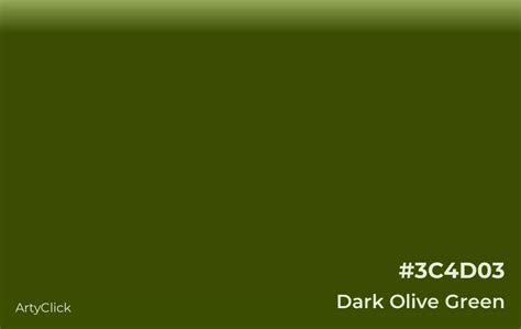 Dark Olive Green Color | ArtyClick