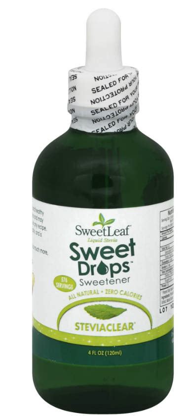 Stevia Extract (Clear) 4 fl oz, $15.96ea from WISDOM NATURAL BRANDS!