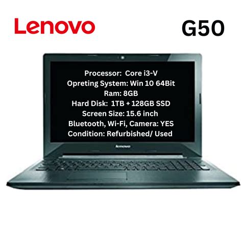 Lenovo Refurbished Laptop G50 Core I3 high speed laptop