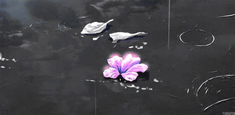 Anime Flower Purple GIF - Anime Flower Purple - Discover & Share GIFs