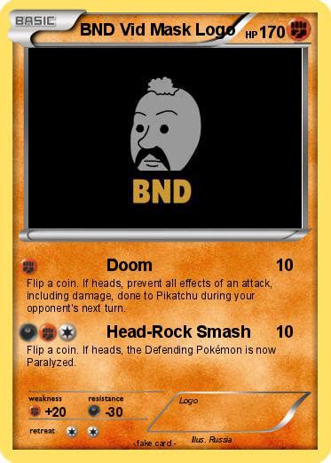 Pokémon BND Vid Mask Logo - Doom - My Pokemon Card