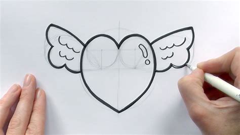 Wefalling: Simple Cute Heart Drawing Easy