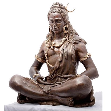 India Statue Bronze Lord Shiva Sculpture For Sale - SevenTreeSculpture