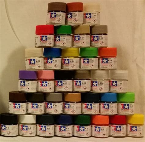 Full Set of 33 X Tamiya Colours