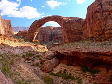 Rainbow Bridge Near Arizona Is Among The Largest Natural Bridges On Earth