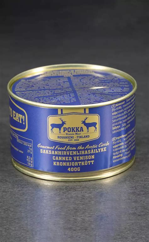 Canned Venison Meat - 400 grams - Pokka Reindeer Meat