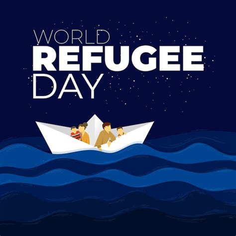 World refugee day theme | Free Vector