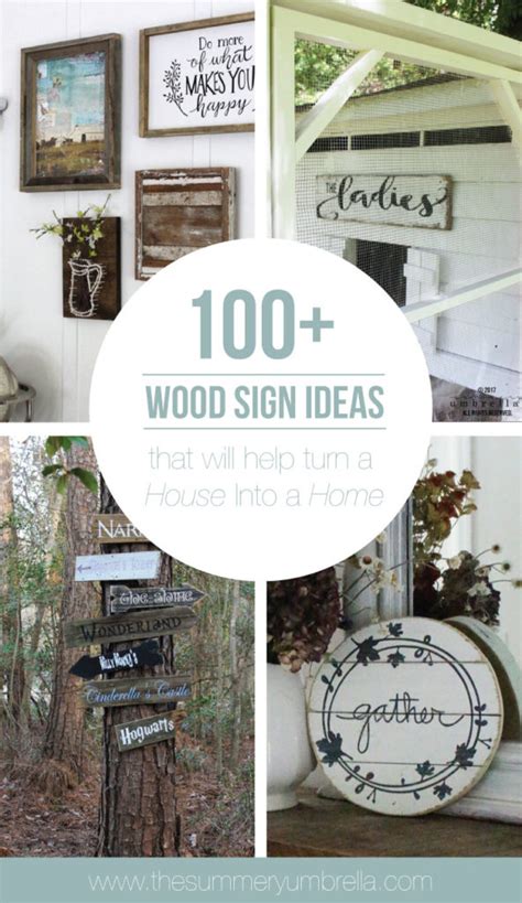 100+ Wood Sign Ideas That Will Help Turn a House Into a Home