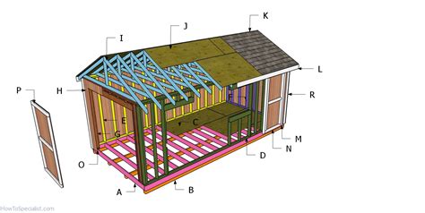 Building a 10×20 gable shed | HowToSpecialist - How to Build, Step by ...