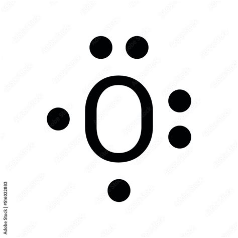 Lewis dot structure of hydrogen oxygen Stock Vector | Adobe Stock