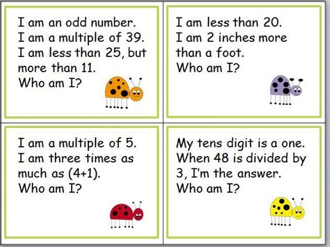 Math Riddles for Upper Elementary