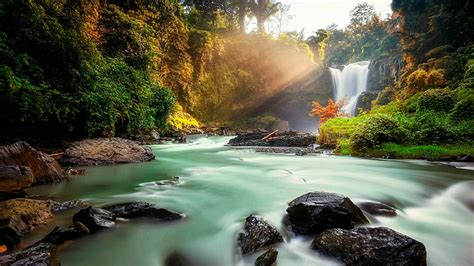 HD wallpaper: Bali, house, Indonesia, nature, Trees, water | Wallpaper ...