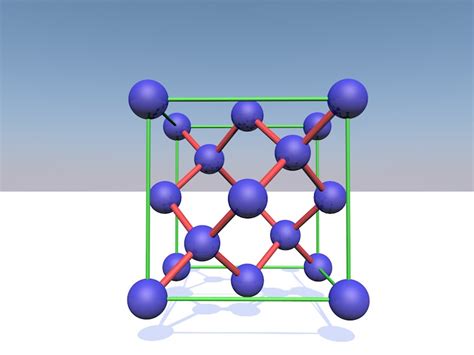 Silicon Crystal Lattice 3D Model - TurboSquid 1183566