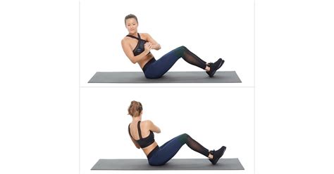 Seated Russian Twist | Best Ab Exercises | POPSUGAR Fitness Photo 8