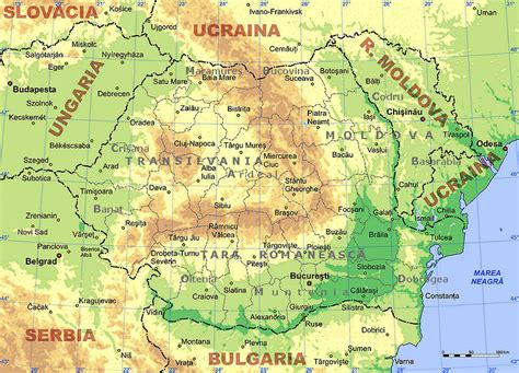 Geografia della Romania - Wikipedia