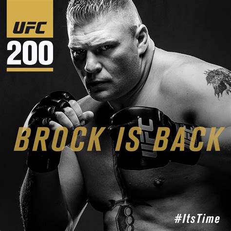 Brock Lesnar announces return at UFC 200