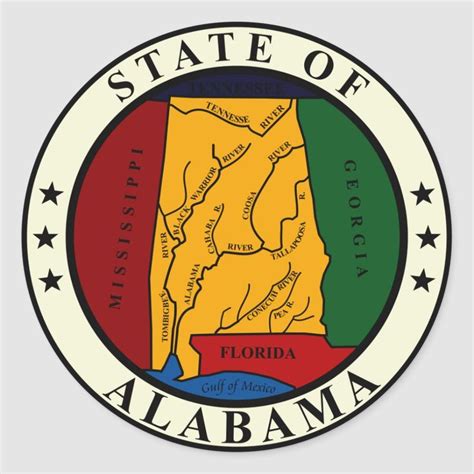 Alabama State Seal | Zazzle.com in 2021 | Alabama state, Alabama, State ...