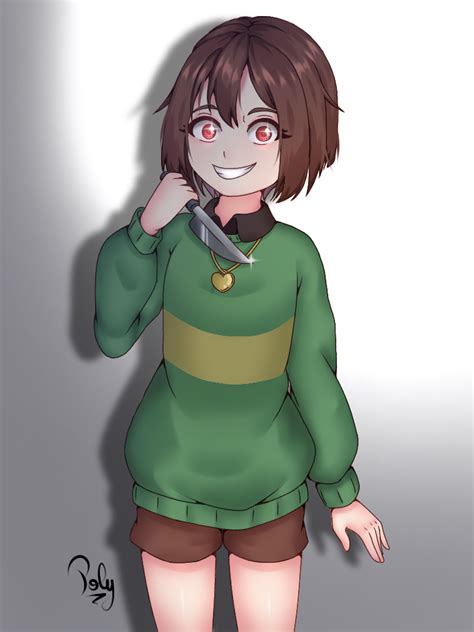 Undertale- Chara Fanart by Poliana27 on DeviantArt