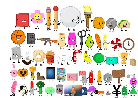 Image - A bunch of object villians.png | Object Shows Community ...