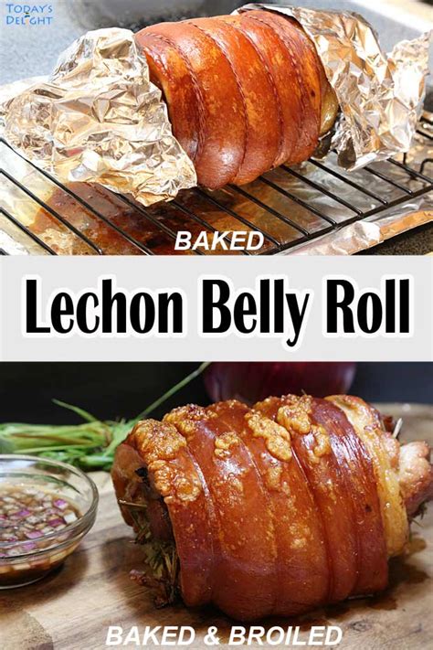 Lechon Belly Roll (Crispy Roasted Pork Belly) - Today's Delight