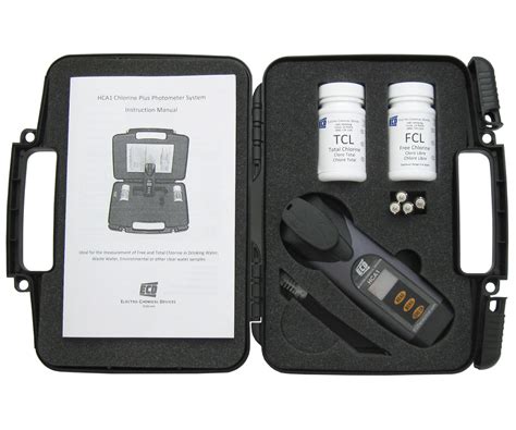 Portable Colorimetric Chlorine Test Kit