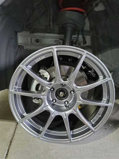 SSR GTX01 18x9.5 + 40 5x114.3 in Dark Silver for STI – KamiSpeed.com