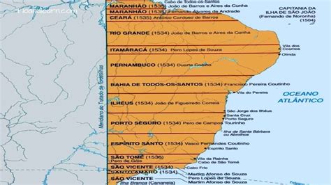 Mapas Das Capitanias Hereditarias - SOLOLEARN