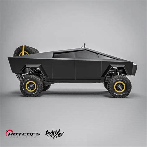 Baja Tesla Cybertruck Is a Lifted Off-Roader Rendering With Portal EV Axles